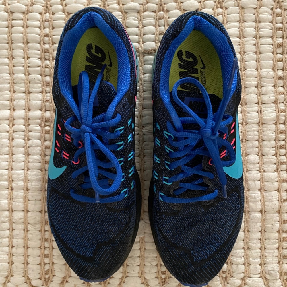 Nike Blue and Black Running Shoes